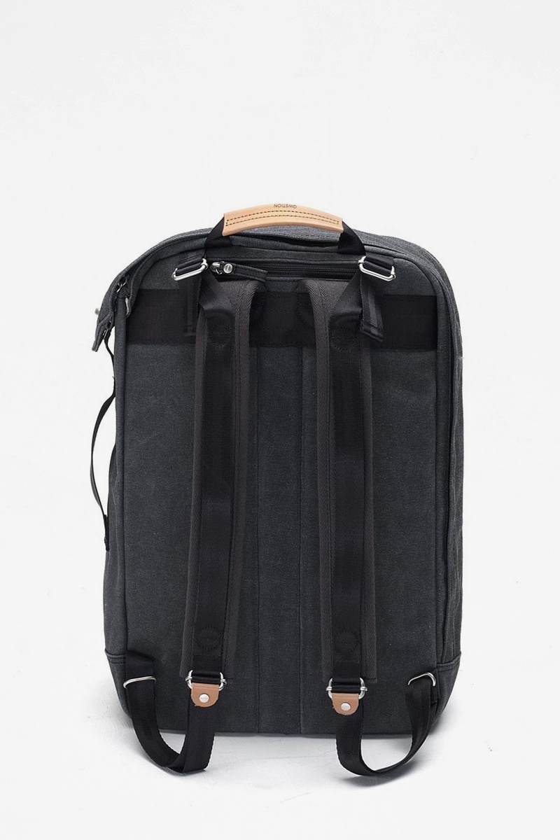 Qwstion Backpack - Organic Washed Black