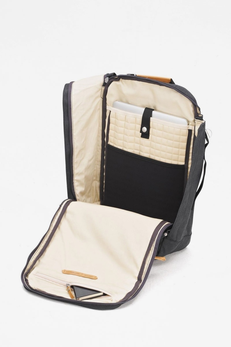 Qwstion Backpack - Organic Washed Black