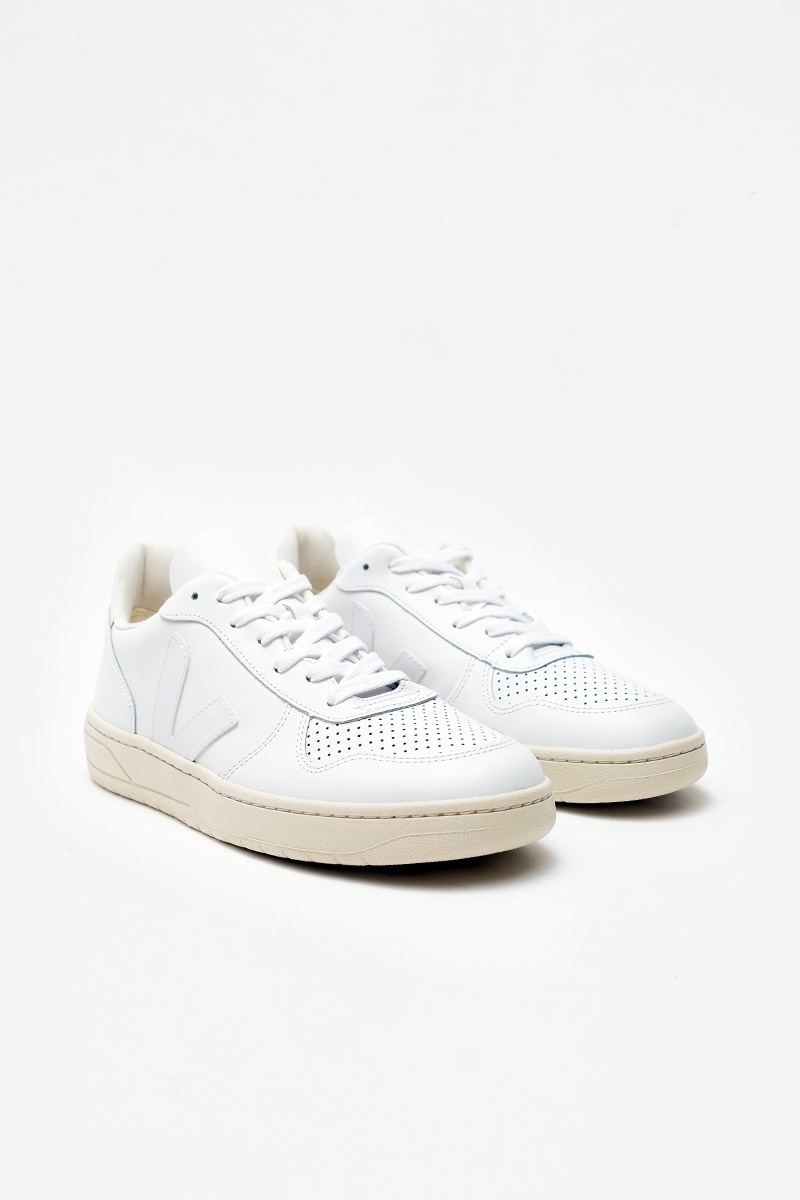 Veja V-10 Leather - Extra White