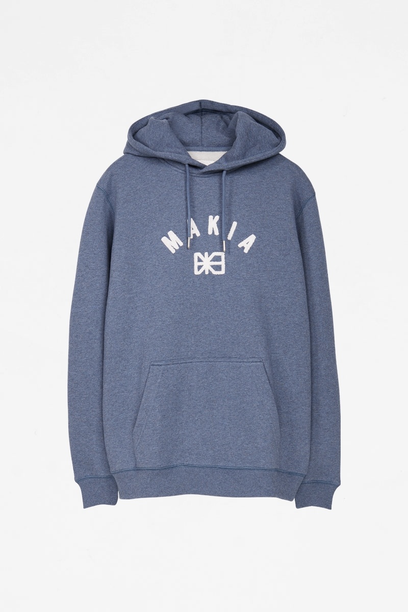 Makia Brand Hooded Sweatshirt - Blue