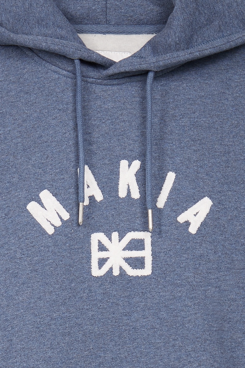 Makia Brand Hooded Sweatshirt - Blue