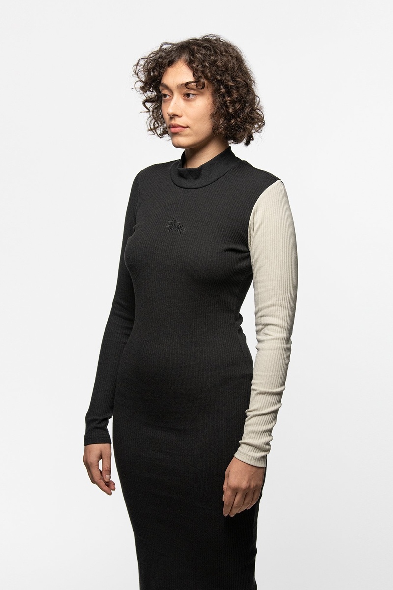 Stüssy W Pike Color Block Dress - Black