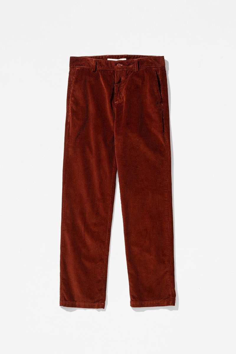Norse Projects Albin 8 Wale Cord - Madder Brown