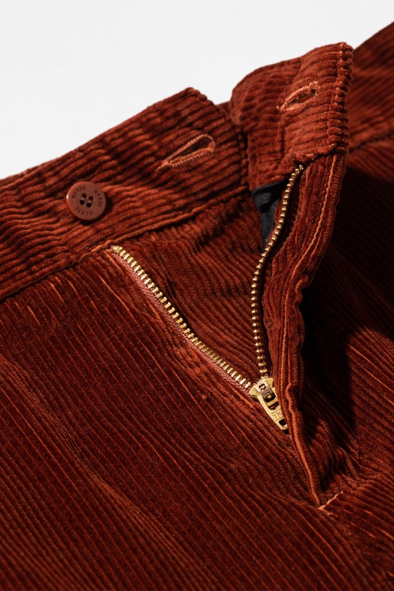 Norse Projects Albin 8 Wale Cord - Madder Brown