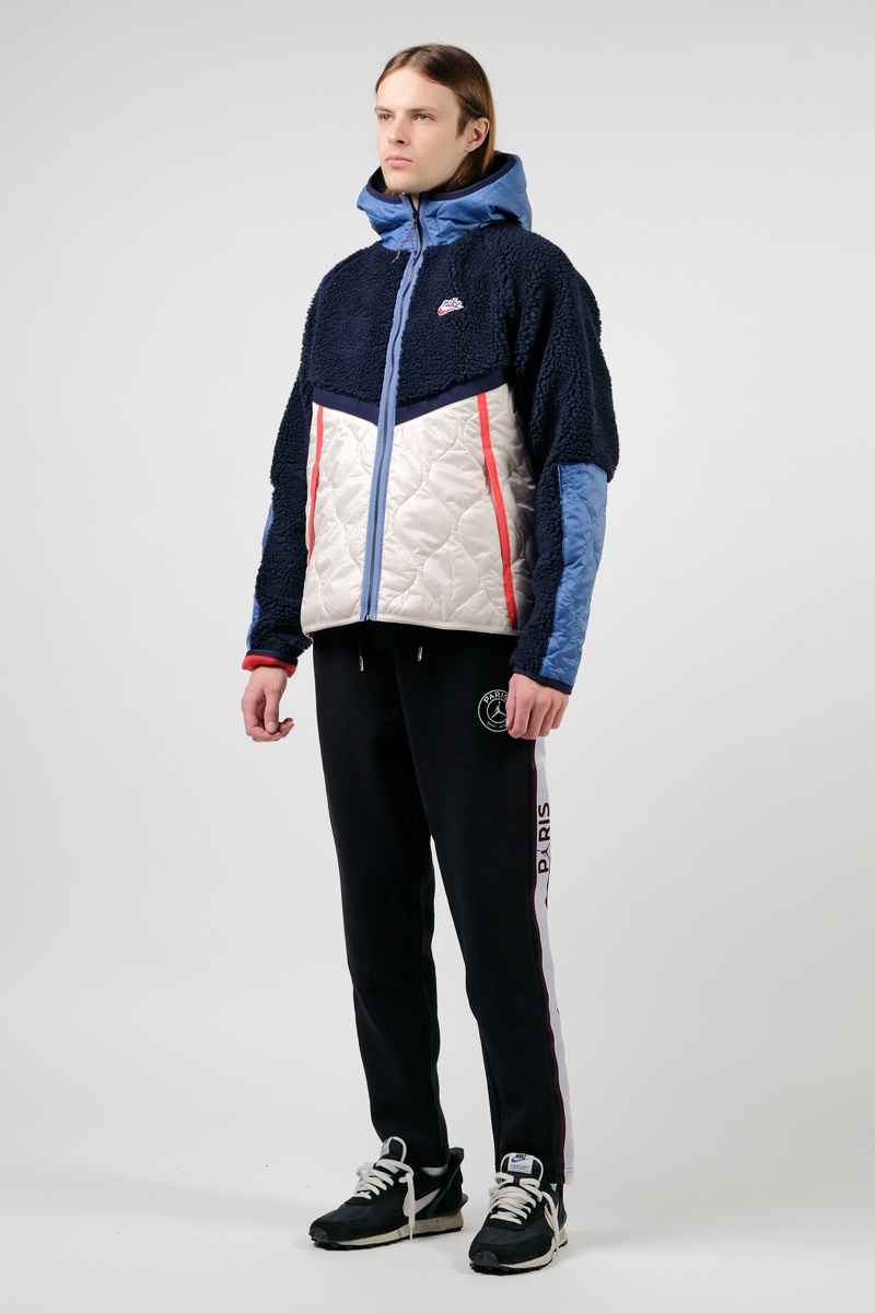 Nike Sportswear Heritage Jacket - Obsidian/Light Orewood Brown