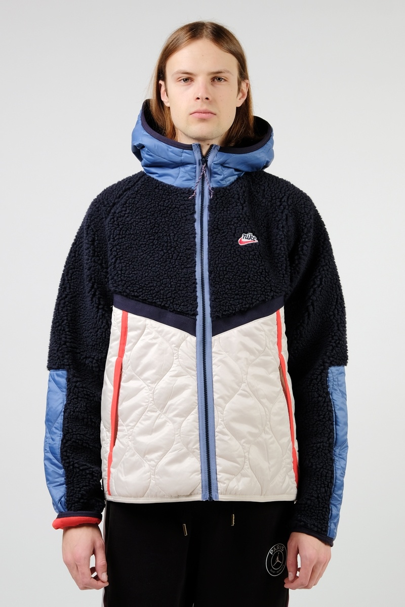 Nike Sportswear Heritage Jacket - Obsidian/Light Orewood Brown