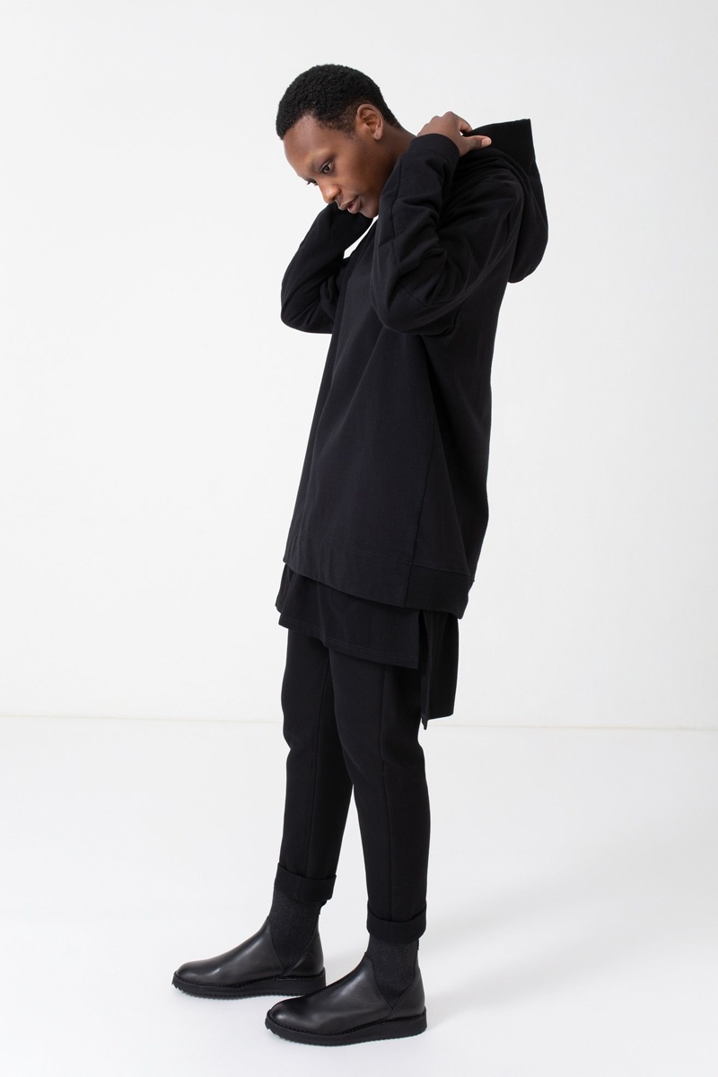 Nomen Nescio Sweat Hoodie - Black