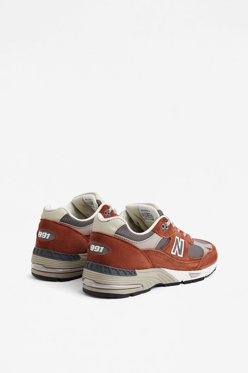 New Balance W 991 - Sequoia/Falcon
