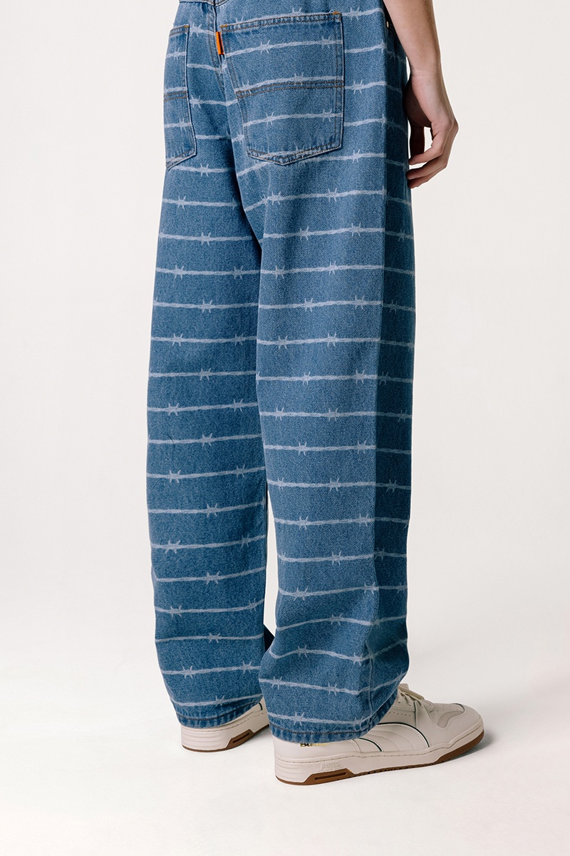 Butter Goods Barbwire Denim Pants - Washed Indigo