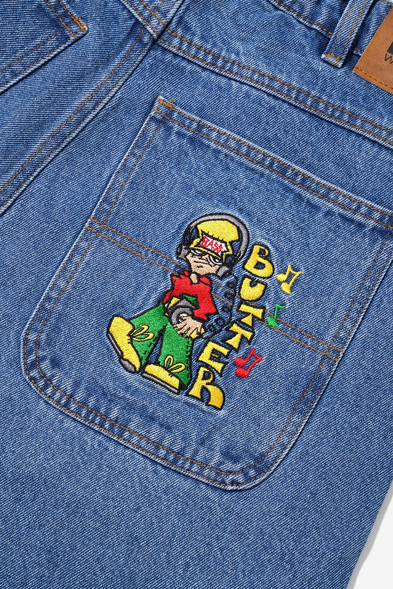 Butter Goods Bass Denim Pants - Washed Indigo