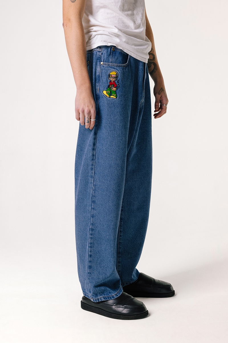Butter Goods Bass Denim Pants - Washed Indigo