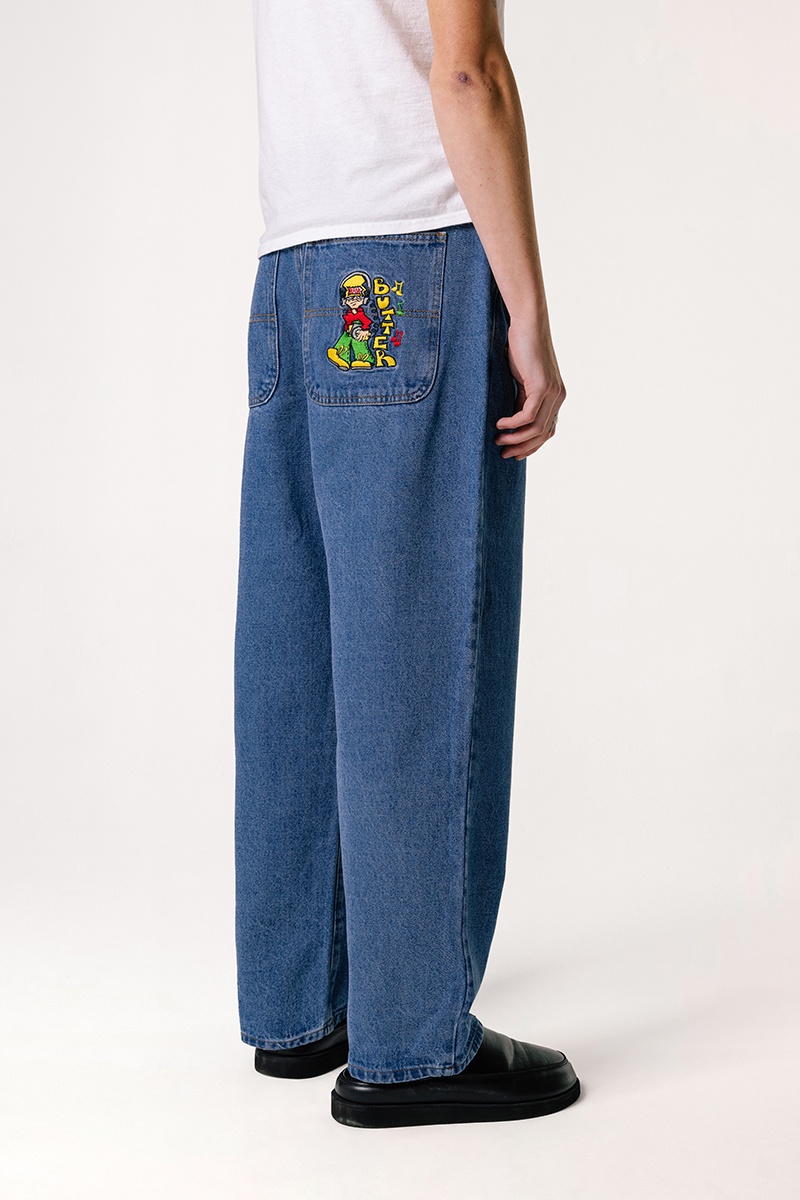 Butter Goods Bass Denim Pants - Washed Indigo