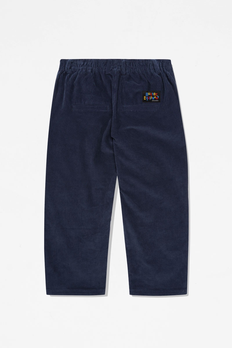Butter Goods Corduroy Wide Leg Pants - Navy