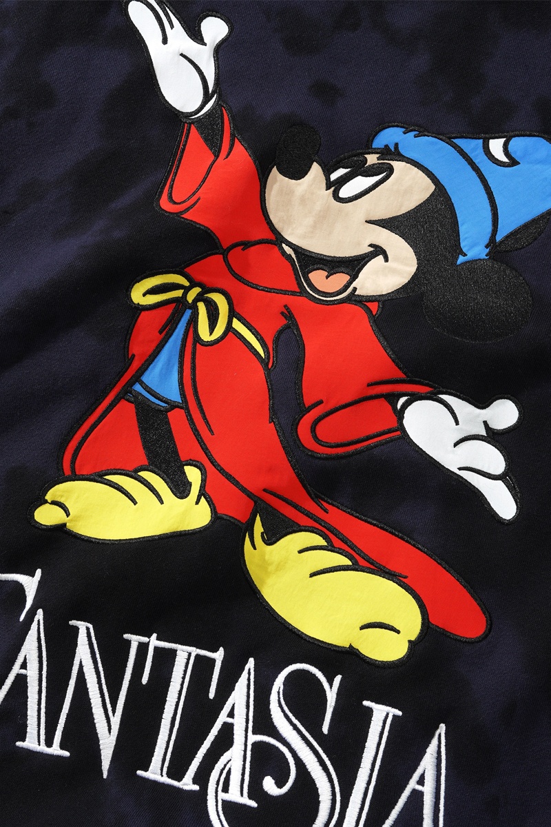 Butter Goods Fantasia Crewneck Sweatshirt - Navy Tie Dye