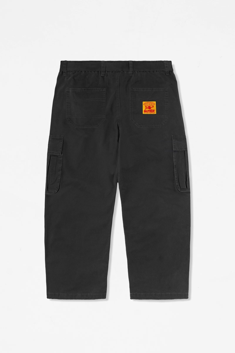 Butter Goods Field Cargo Pants - Black