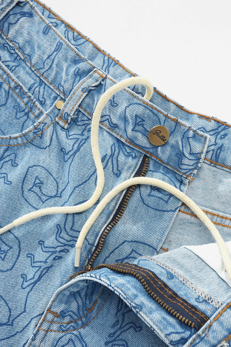 Butter Goods Scorpion Denim Jeans - Washed Indigo