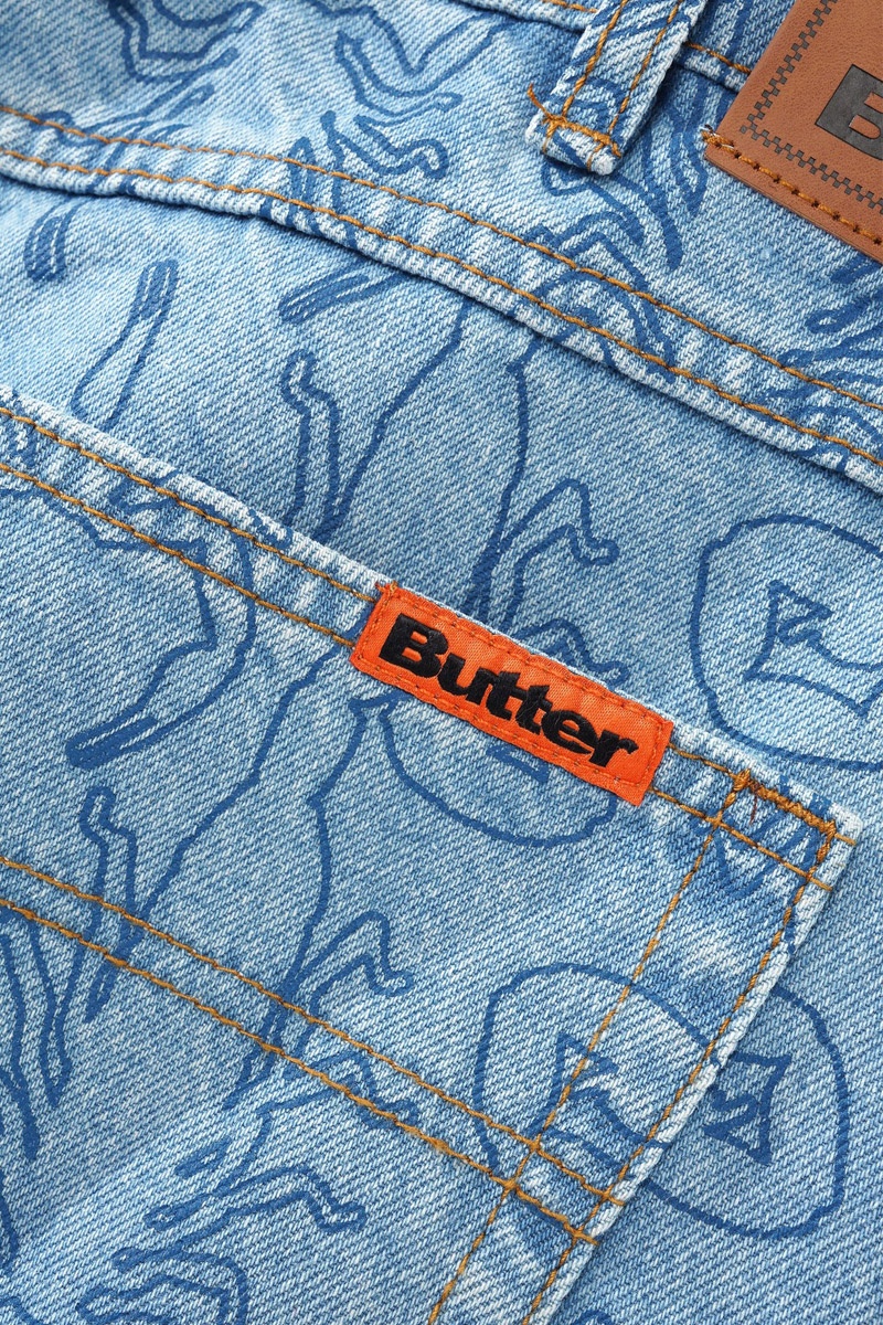 Butter Goods Scorpion Denim Jeans - Washed Indigo