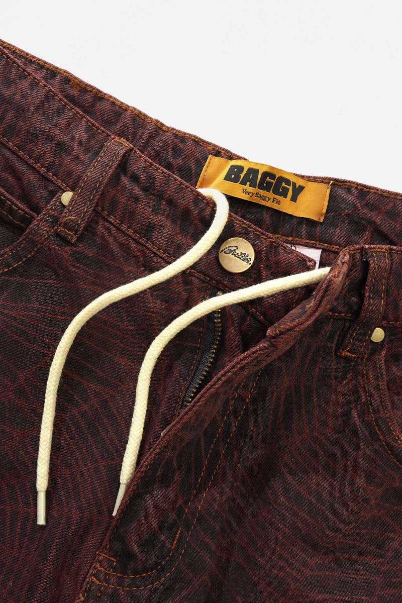 Butter Goods Web Denim Jeans - Brick