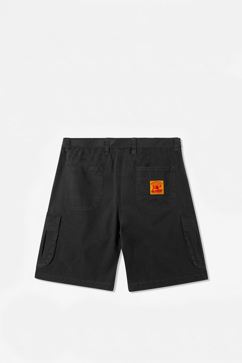 Butter Goods Field Cargo Shorts - Black