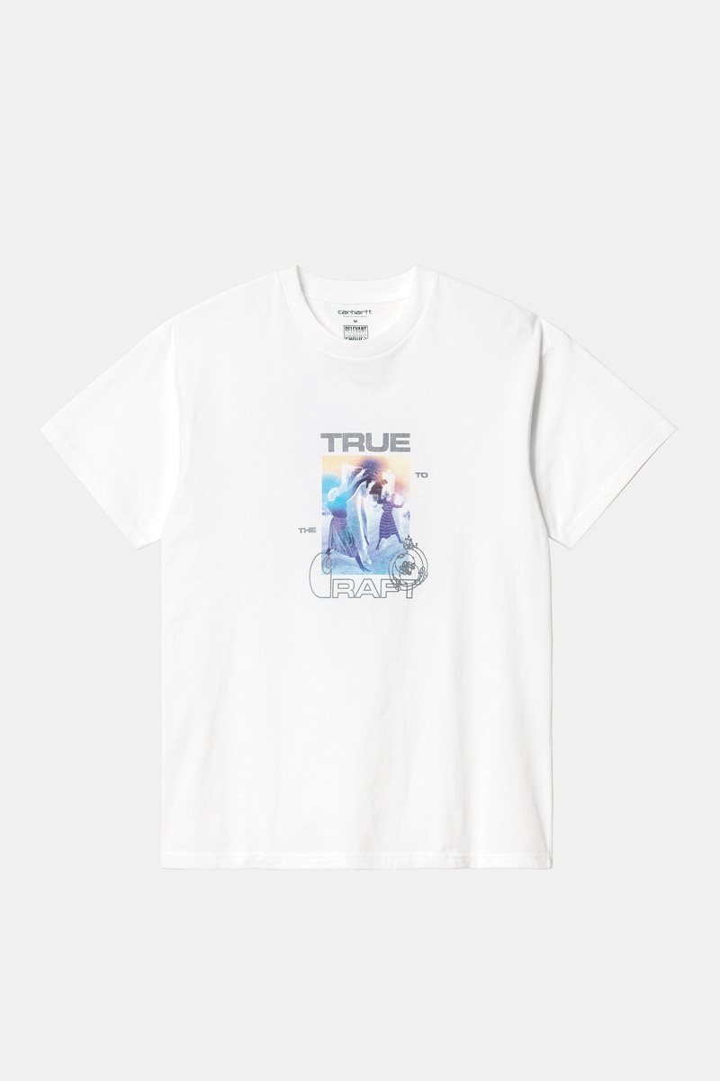 Carhartt WIP Exit Records Tee - White
