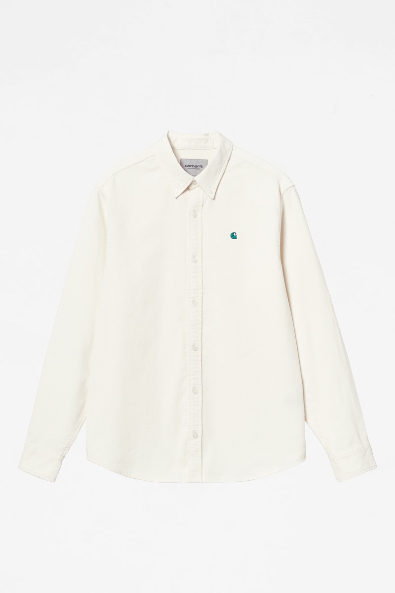 Carhartt WIP L/S Madison Cord Shirt - Wax/Kingston