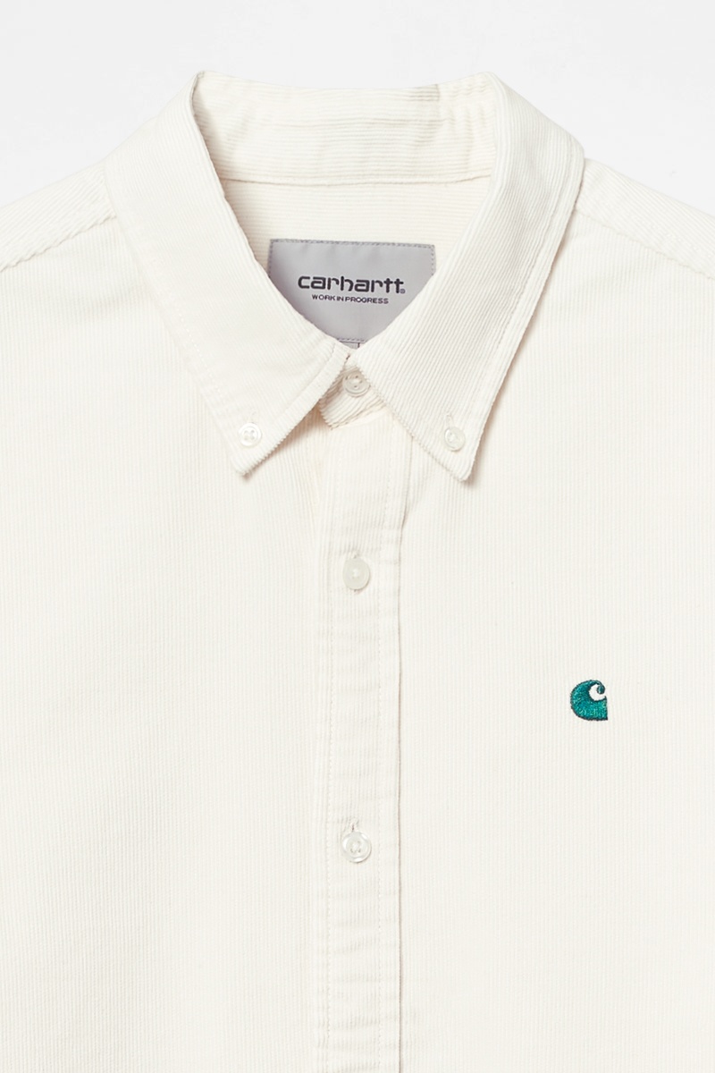 Carhartt WIP L/S Madison Cord Shirt - Wax/Kingston