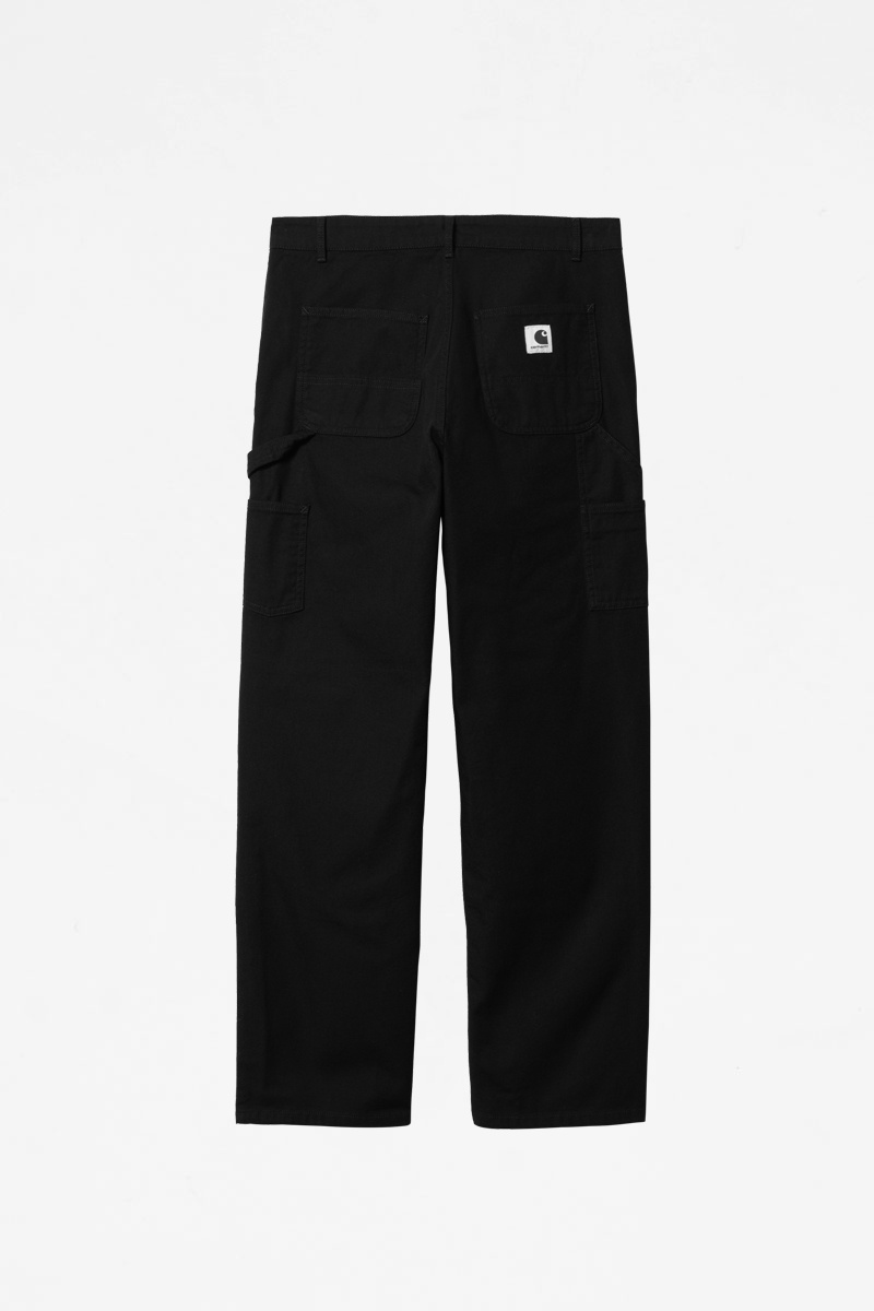 Carhartt WIP W Pierce Double Knee Pant - Black Rinsed