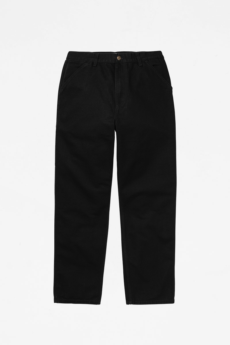 Carhartt WIP Single Knee Pant - Black Rinsed