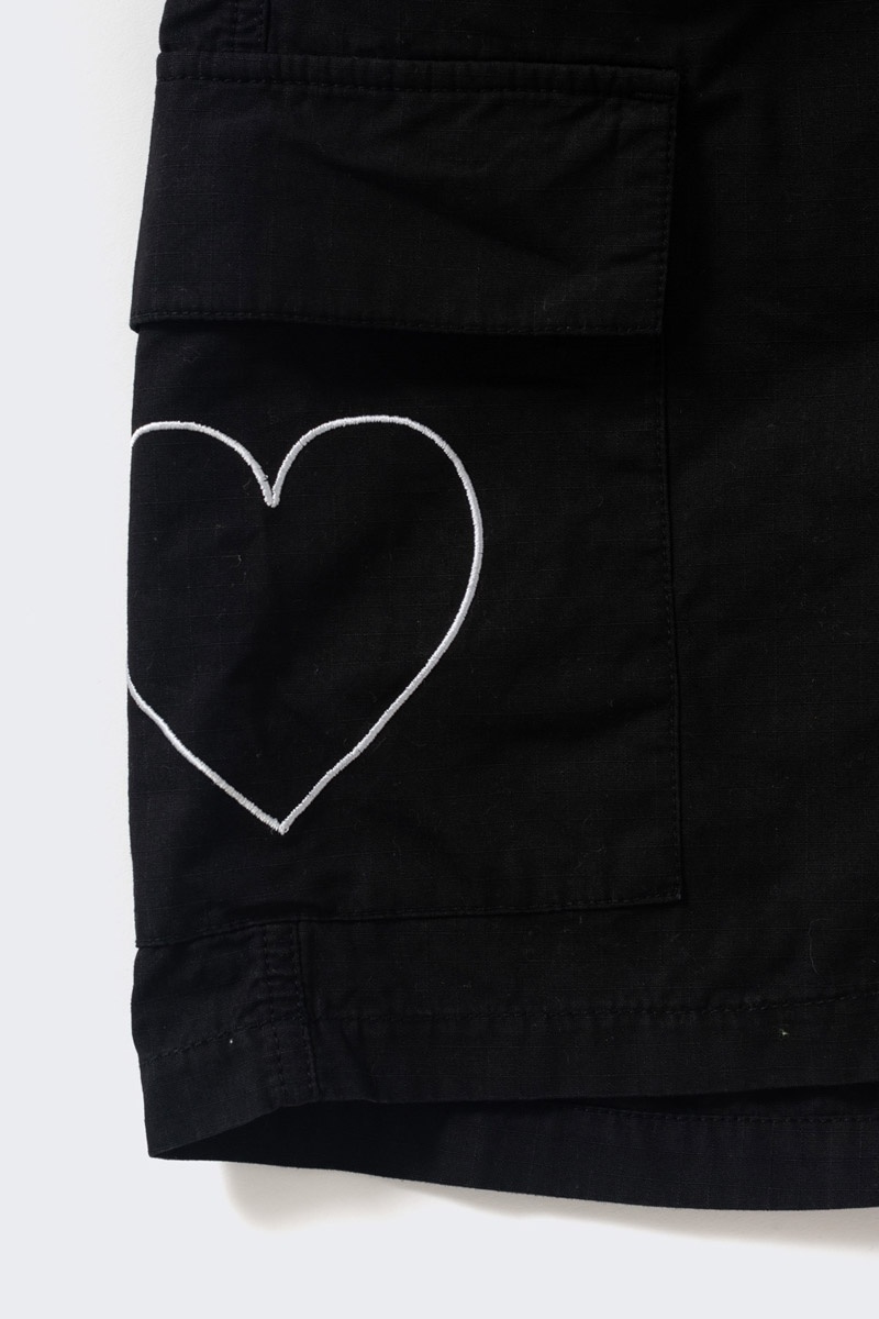 Carne Bollente Short Love Story Shorts - Black