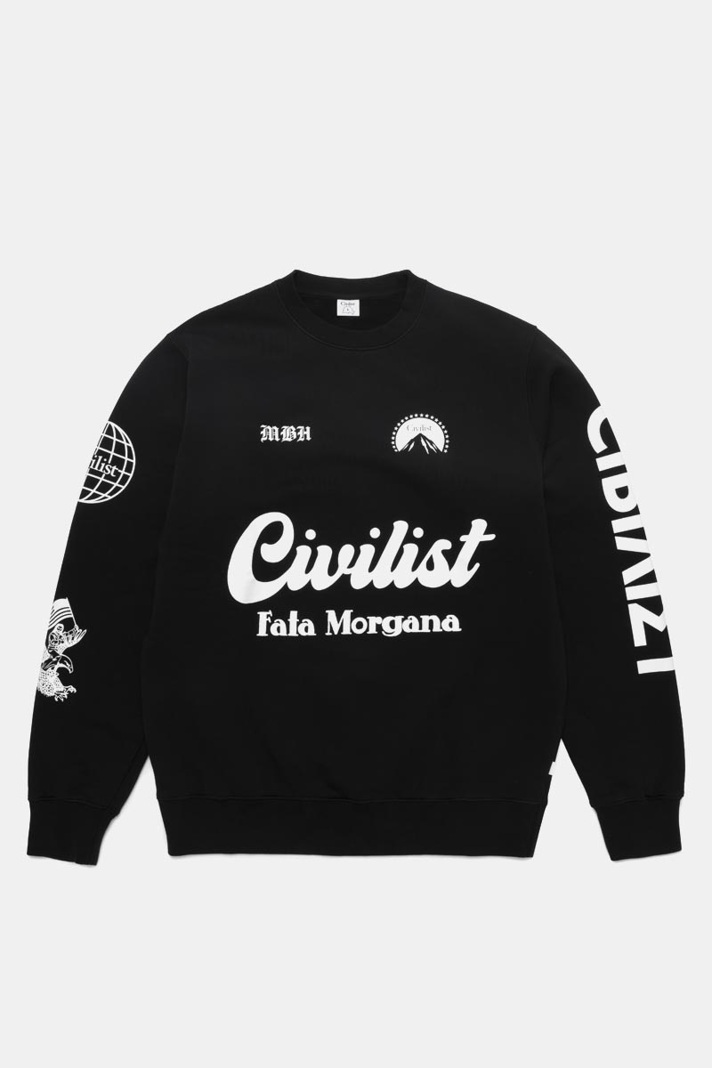 Civilist Fata Morgana Crewneck - Black