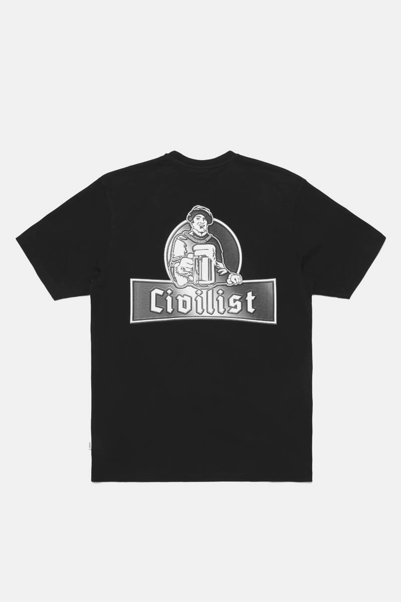 Civilist Schulle Chrome Tee - Black