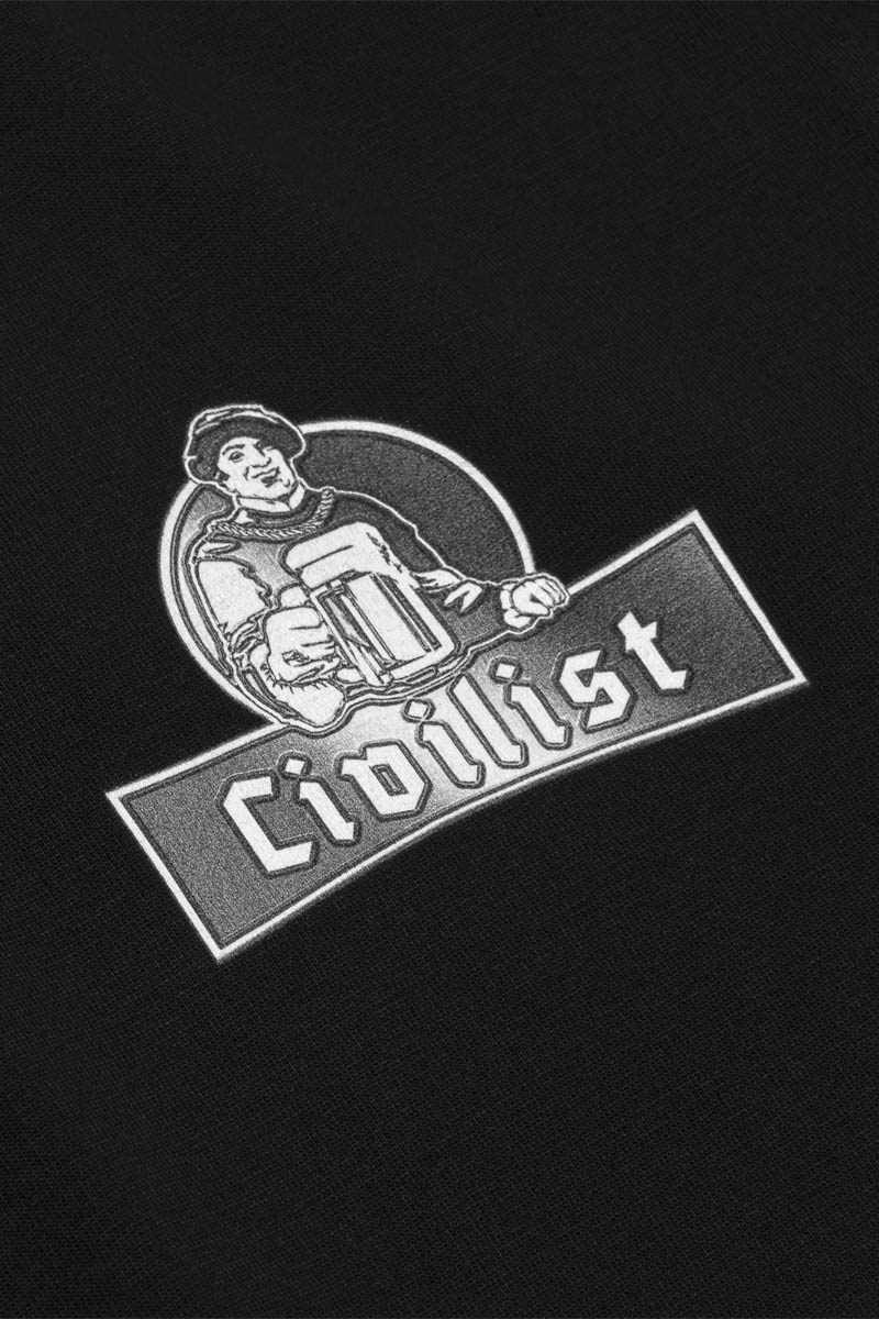 Civilist Schulle Chrome Tee - Black