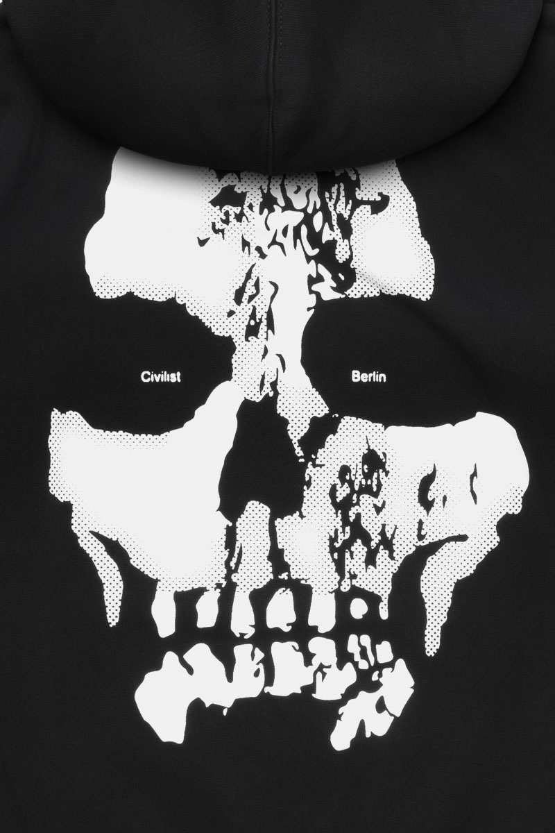 Civilist Skull Hood - Black