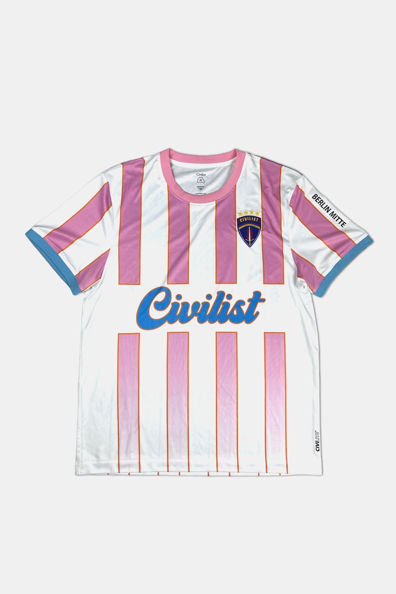 Civilist Striped Jersey - Pink/Blue