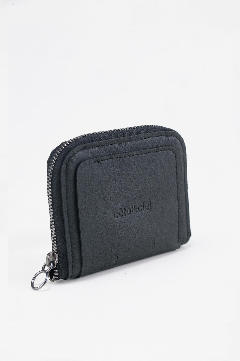 Cote&Ciel Zipper Wallet M - Black