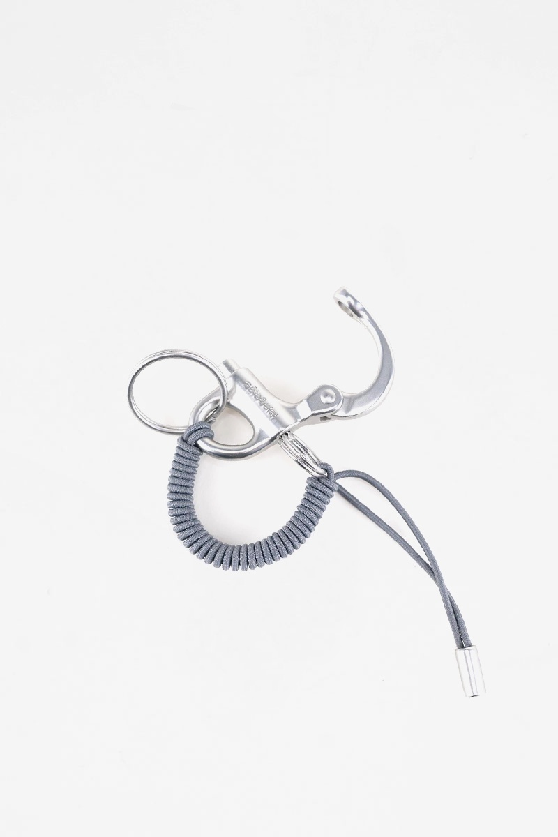 Cote&Ciel LetGo Keychain - Grey/Silver