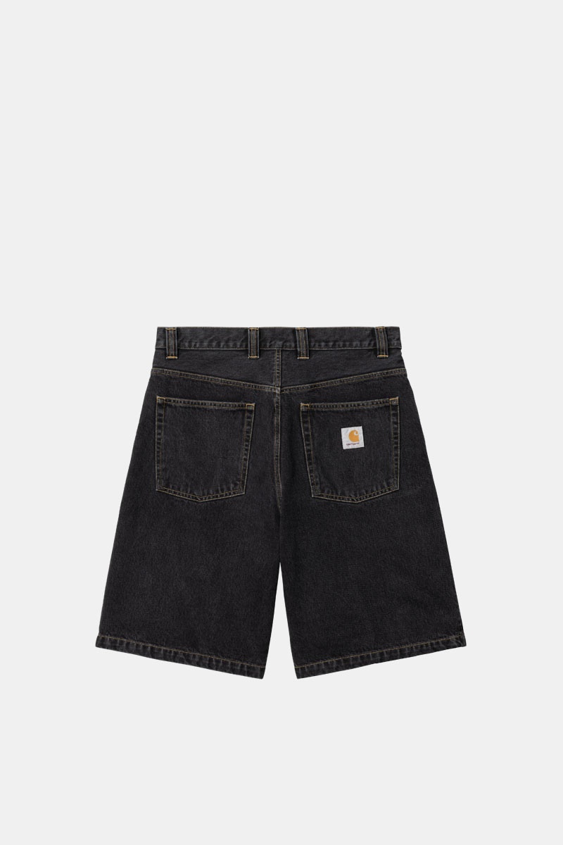 Carhartt WIP Brandon Short - Black Stone Washed