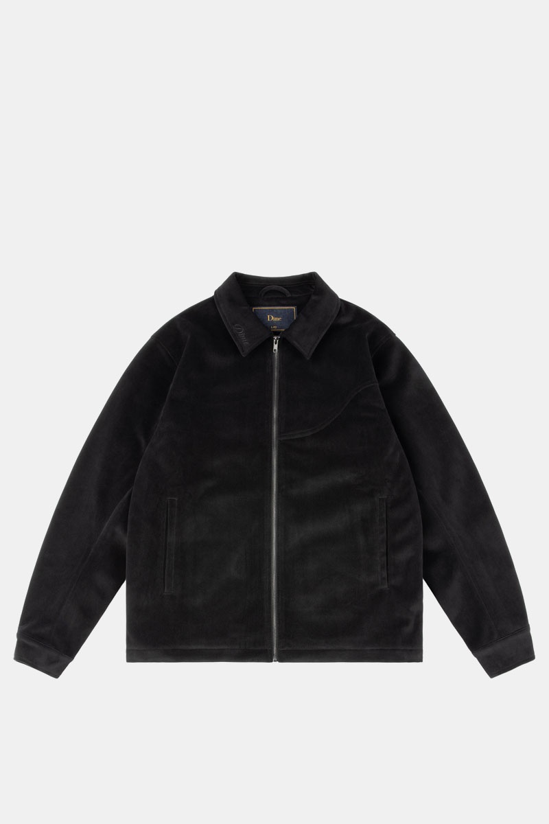 Dime Cord Zip Jacket - Black