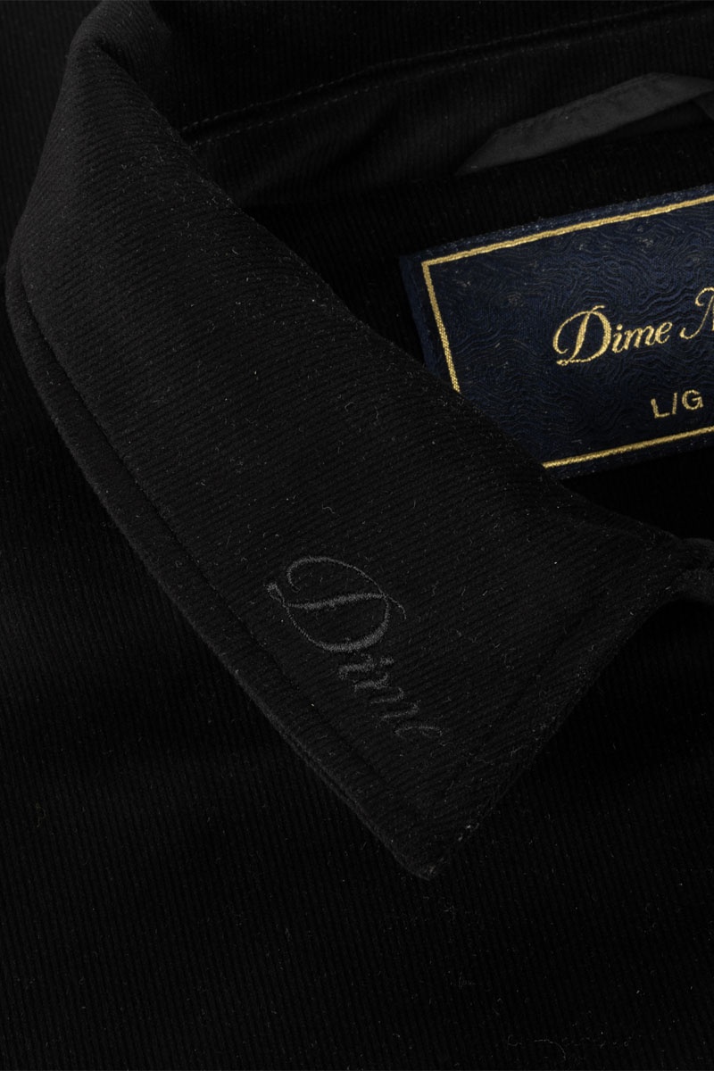 Dime Cord Zip Jacket - Black