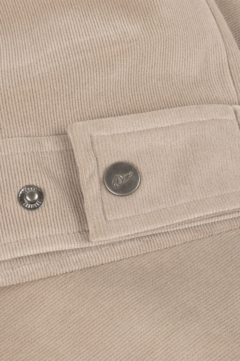Dime Cord Zip Jacket - Taupe