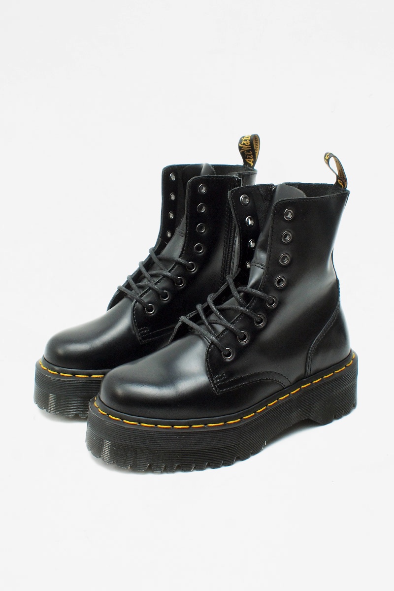 Dr. Martens Jadon - Black Polished Smooth