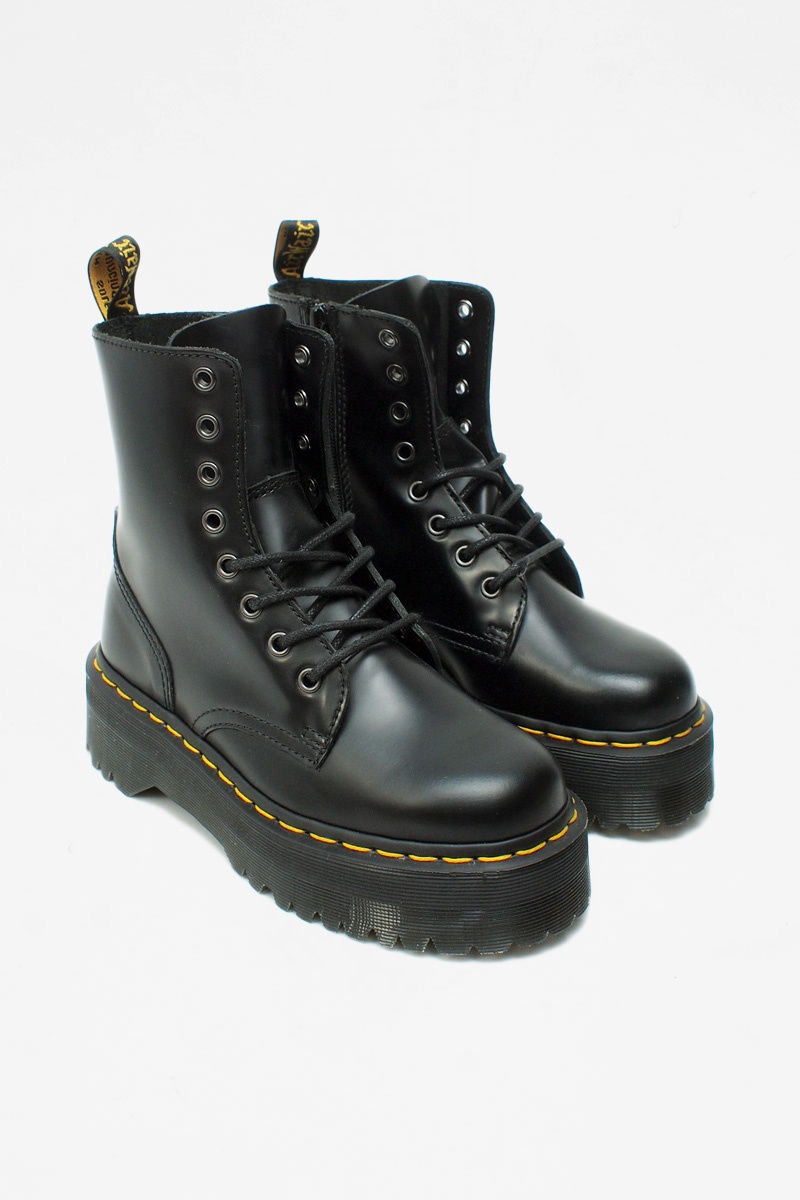 Dr. Martens Jadon - Black Polished Smooth