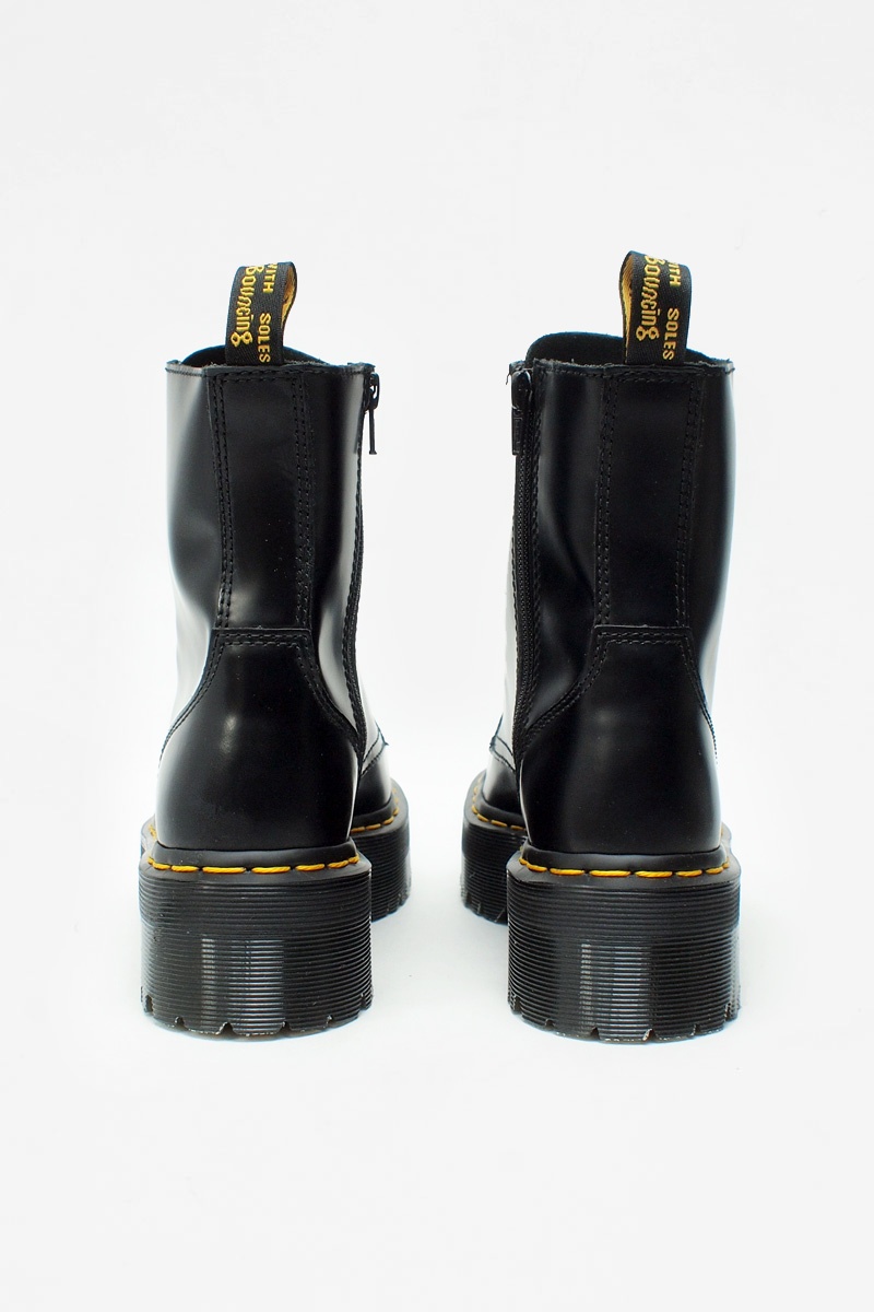 Dr. Martens Jadon - Black Polished Smooth