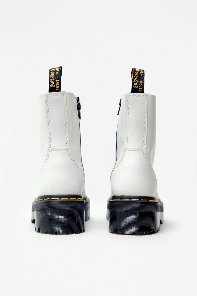 Dr. Martens Jadon - White Polished Smooth