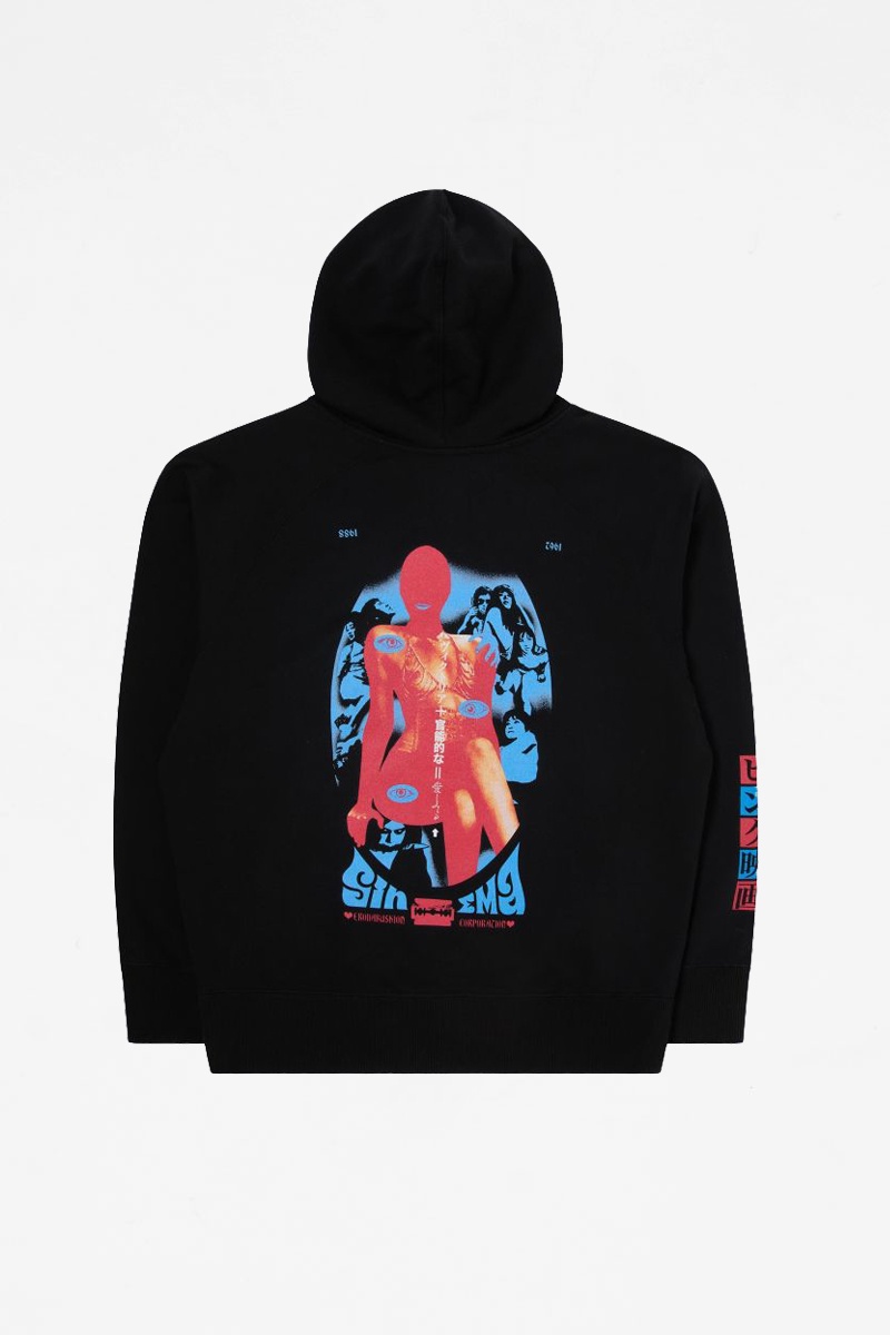 Edwin Pinku Eiga Hoodie - Black