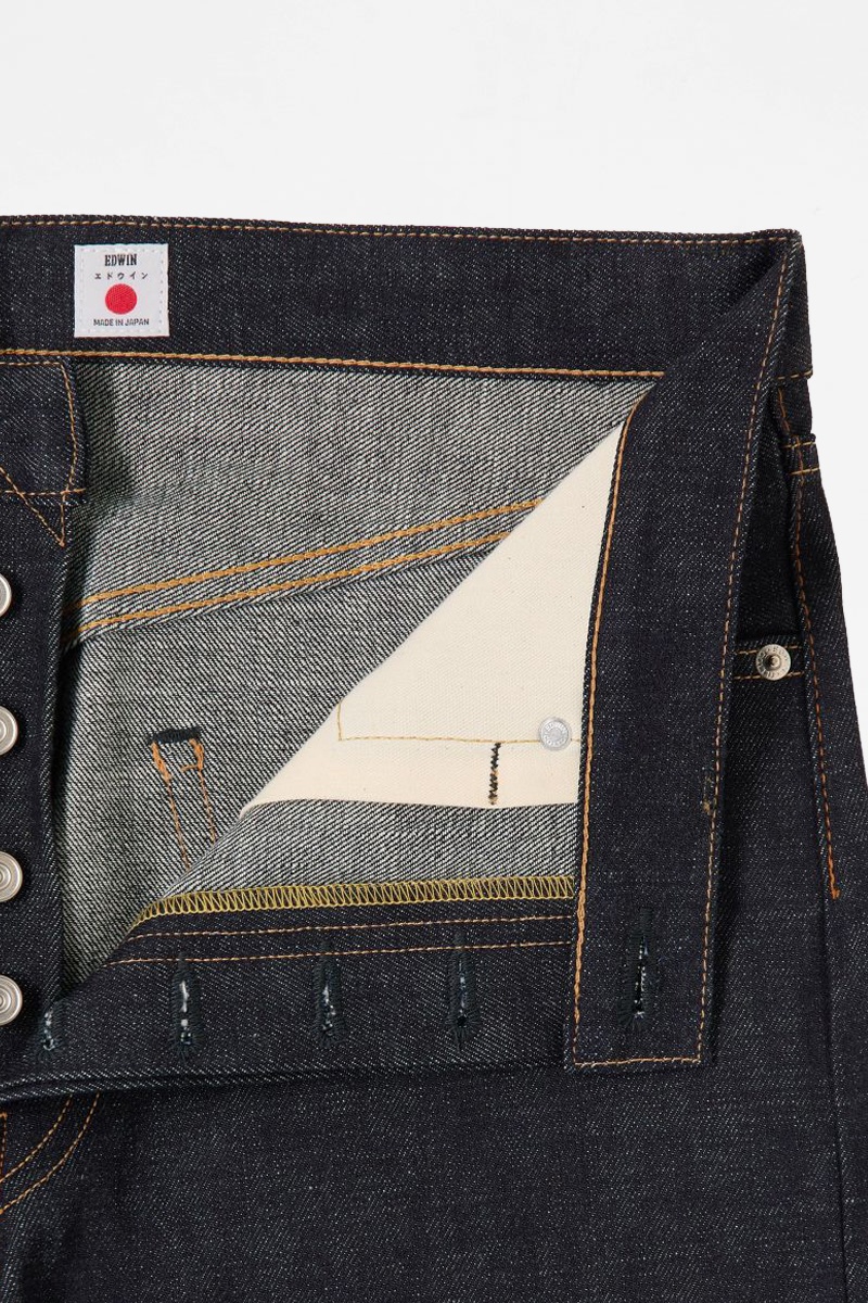 Edwin Loose Straight Kaihara Rainbow Selvage - Blue Unwashed