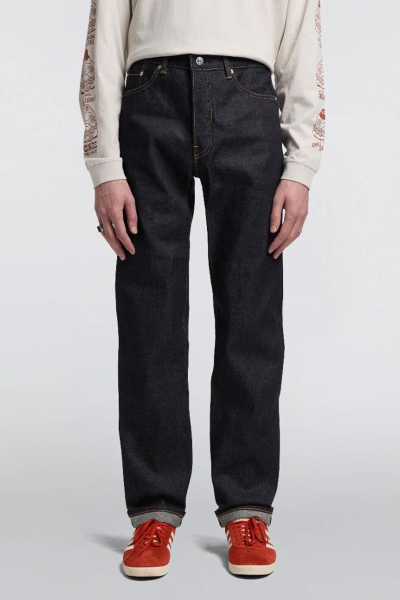Edwin Loose Straight Kaihara Rainbow Selvage - Blue Unwashed