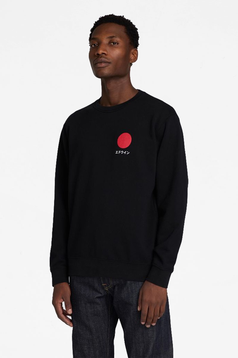 Edwin Japanese Sun Sweat - Black