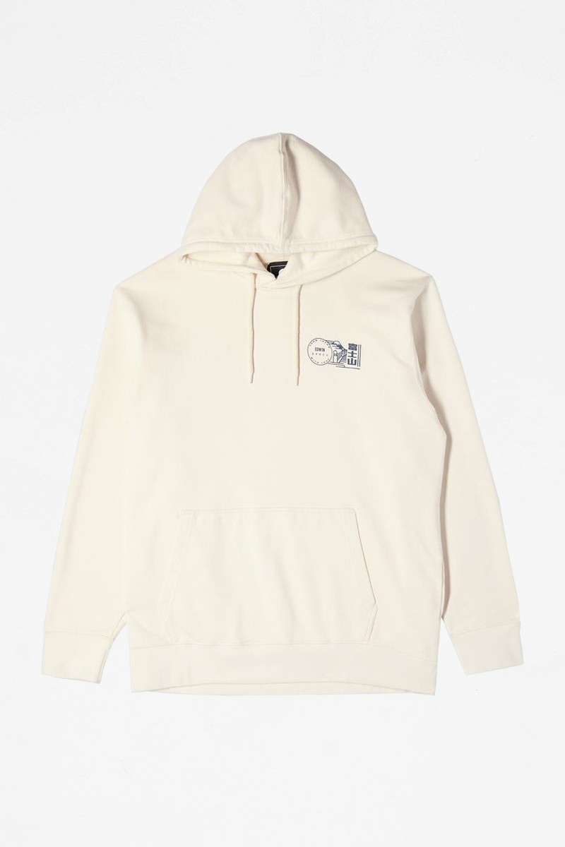 Edwin Mondokoro Hoodie Sweat - Whisper White