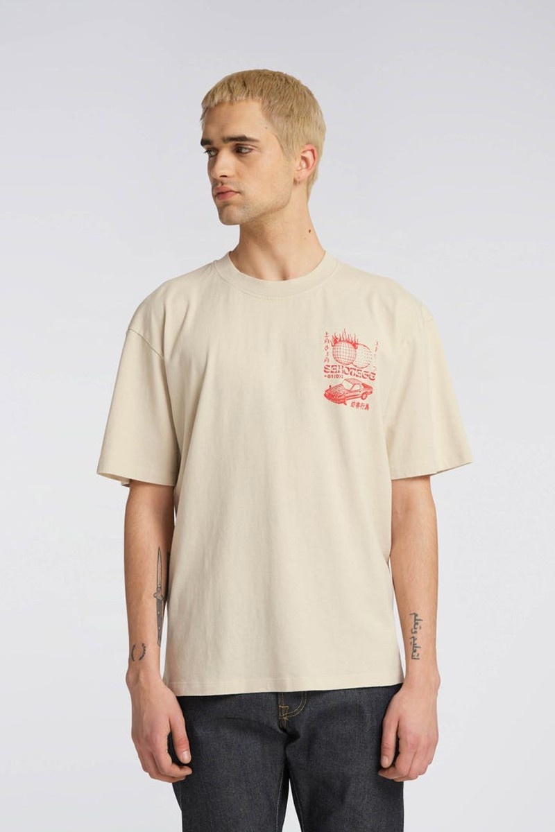 Edwin Tokyo Sabotage Tee - Pelican